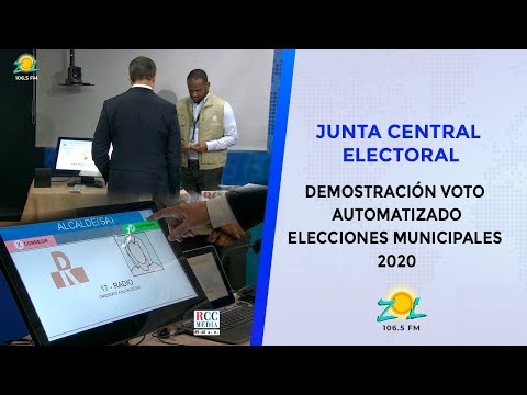 El Sol de la Mañana: Demostración voto automatizado elecciones municipales 2020