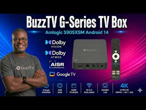 I Tried the NEW BuzzTV G-Series Amlogic S905X5M… Here’s the Truth!