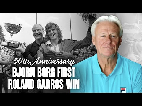 Bjorn Borg revisits his first Roland Garros title — 50 years later 🇫🇷