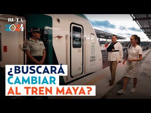 Claudia Sheinbaum anuncia gira por el sur de México,busca hacer al Tren Maya un transporte de carga