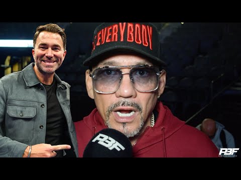 "eddie hearn is delusional & p***** off" - teofimo lopez sr doesn't hold back, talks fury vs usyk