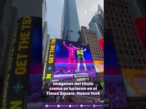#viral  | Universitario de Deportes se luce en el Times Square