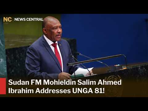 “Sudan Rejects Foreign Dictates” Sudan FM Addresses War, Peace &amp; UN Reform At UNGA 81 | AC1Z