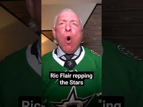 The Nature Boy was hyped 😅🗣 #nhl #ricflair