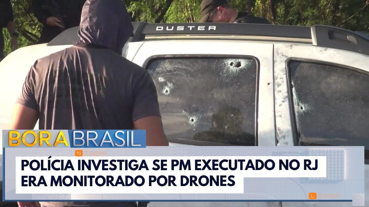 Polícia investiga se PM executado no RJ era monitorado por drones