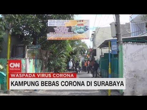 Kampung Bebas Corona di Surabaya