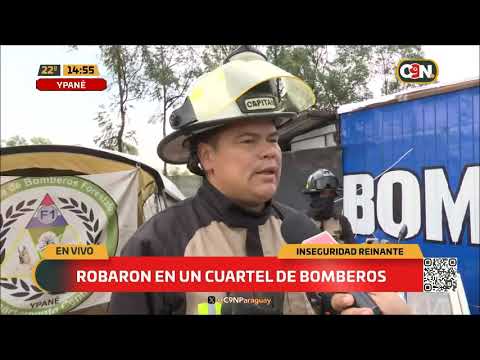 Robaron en un cuartel de bomberos en Ypané