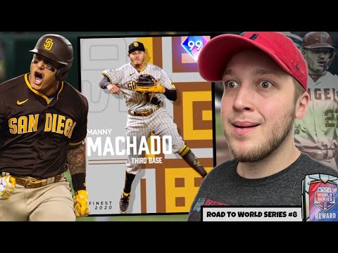 this *NEW* 99 FINEST MANNY MACHADO is insane.. Road to World Series #8 (MLB The Show 21)