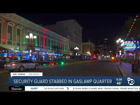 Security guard stabbed outside Gaslamp Quarter bar