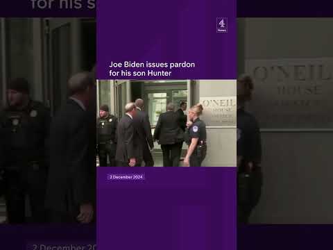 Joe Biden issues pardon for his son Hunter