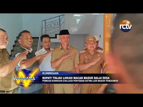 Bupati Tinjau Lokasi Macan Masuk Balai Desa