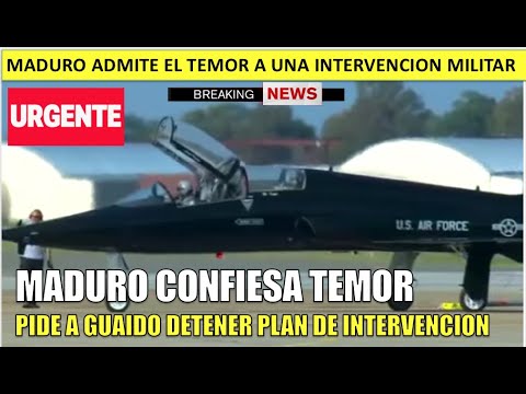 Maduro confiesa el MIEDO a una INVASION pide a Guaido evitarlo hoy 15 mayo 2021