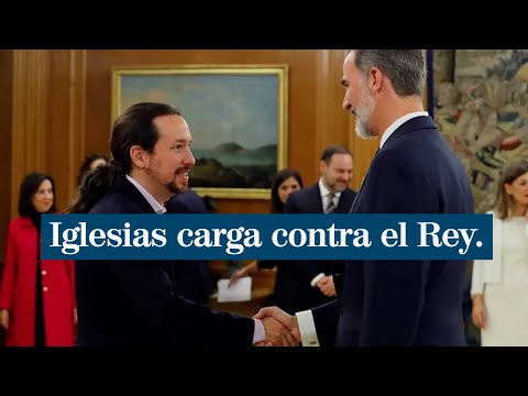Pablo Iglesias lanza un alegato republicano y critica que el Rey lleve uniforme militar