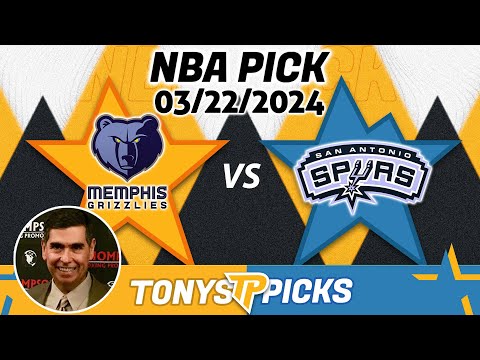 Memphis Grizzlies vs. San Antonio Spurs 3/22/2024 FREE NBA Picks and Predictions on NBA Betting Tips