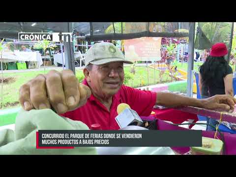 Concurrida participación de familias al Parque de Ferias en Managua - Nicaragua