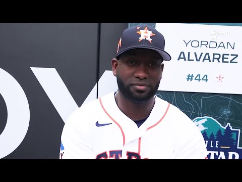 Conversamos con el bateador designado de los Astros, Yordan Álvarez