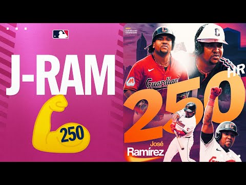 250 FOR J-RAM! José Ramírez hits his 250th career homer!