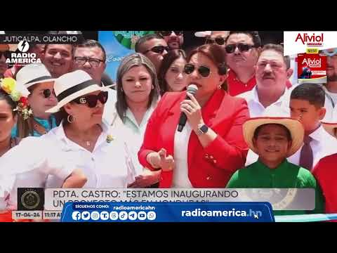 Presidenta Castro inaugura primer Agrosupro / Radio América