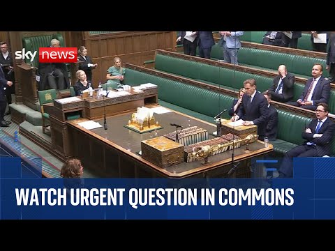Urgent Question in the Commons on criminal activity by migrants at asylum hotels