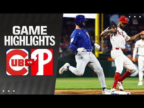 Cubs vs. Phillies Game Highlights (9/25/24) | MLB Highlights