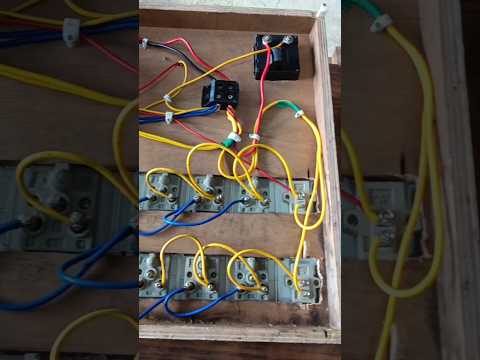 Electrician new board wiring hard work || 💡⚡ #board #wiring #electrician #switch
