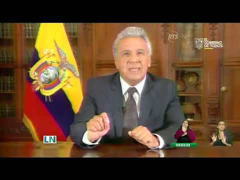 El Presidente Lenín Moreno decreta Estado de Excepción