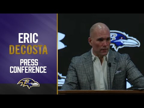 Eric DeCosta Press Conference | Baltimore Ravens video clip
