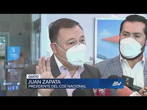 Autoridades verifican medidas de bioseguridad en aeropuerto de Quito
