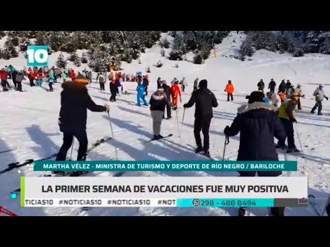 #Noticias10 | Nieve en la Cordillera: estado de las rutas y actividad turística de Bariloche