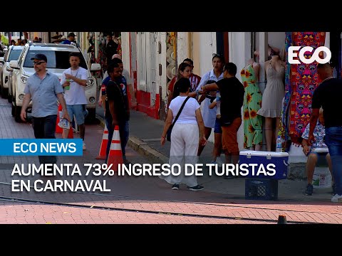 Ingreso de turistas a Panamá aumentó 73% durante el carnaval 2024  | #EcoNews