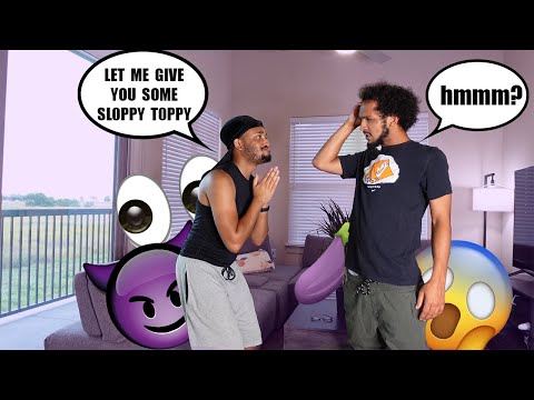 FLIRTING WITH MY STRAIGHT FRIEND TO SEE HOW HE REACTS *PRANK*