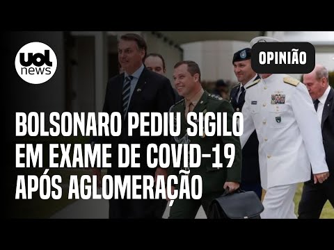 Bolsonaro pediu sigilo sobre exame de covid um dia após se aglomerar com aliados, mostram mensagens