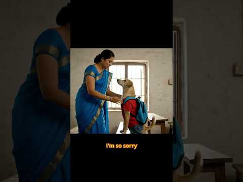 Teacher yelled at Sheru for being late again but she didn't know the reason!🐶👩🏽‍🦽