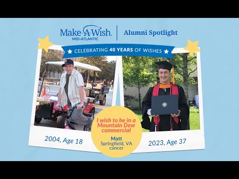 Matt's wish to be in a Mountain Dew Commercial - #WishMidAtlantic40