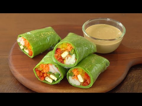 밀가루 없는 또띠아로 베지롤 만들기 :: 이렇게도 또띠아가 되네?? :: 다이어트 채소롤 :: Diet Veggie Roll