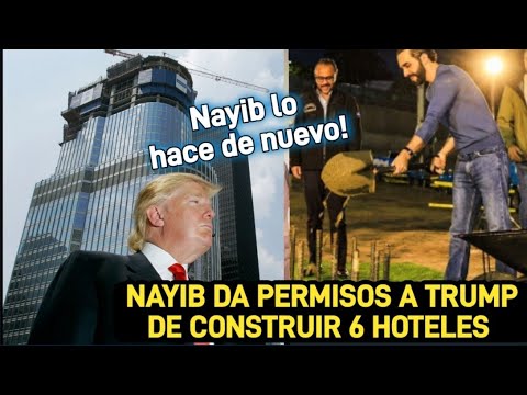 Donald Trump invertira 200 millones y contruira 6 hoteles de lujo en El Salvador!