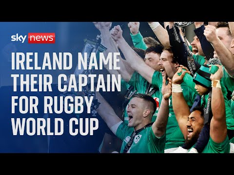 Johnny Sexton named as captain for Ireland in their 2023 Rugby World Cup opener