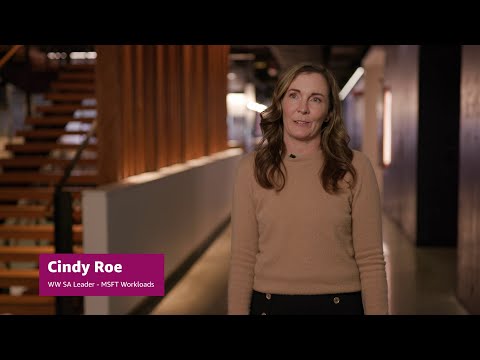 AWS MSFT Workloads team - Meet Cindy, Solutions Architect Leader- | Amazon Web Services