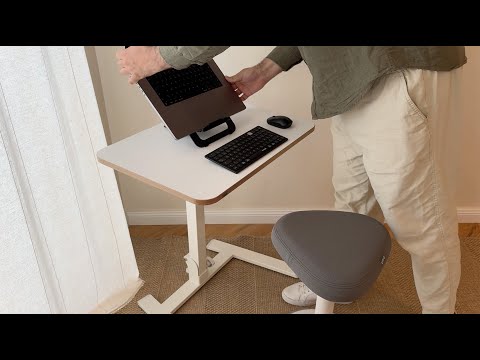 Leitz Ergo Small Foldable Sit Standing Desk - In-use video 16:9