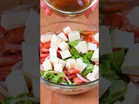 Estas son mis dos ensaladas favoritas: una rápida y otra para compartir 🍽️✨