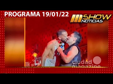 MSHOW - Programa del 19/01/23 - El beso apasionado entre Gabo Usandivaras y Juan Palomino