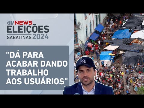 Marçal sobre Cracolândia: “Não há necessidade de internação compulsória” | SABATINA JP