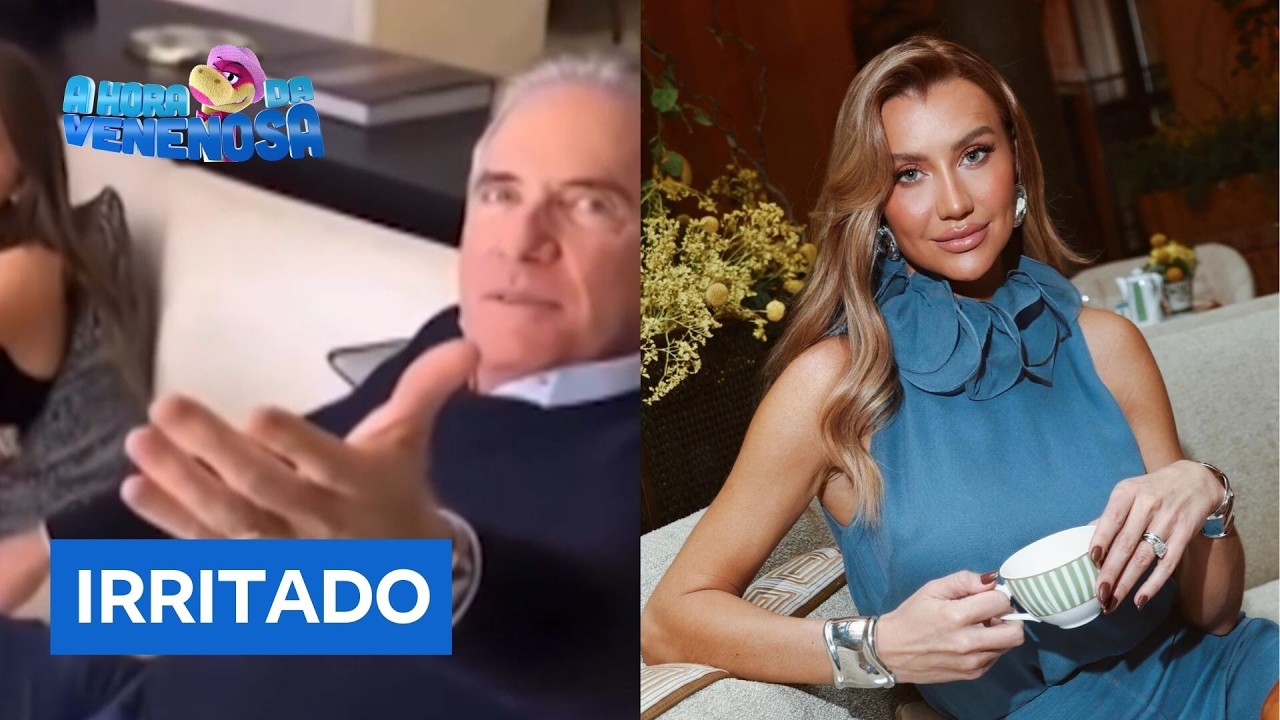 Roberto Justus aparece bravo em vídeo e dá bronca na esposa: ‘Tá louca?’
