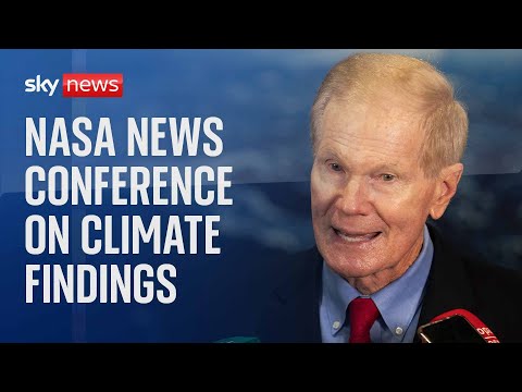 NASA holds news conference on latest climate data findings