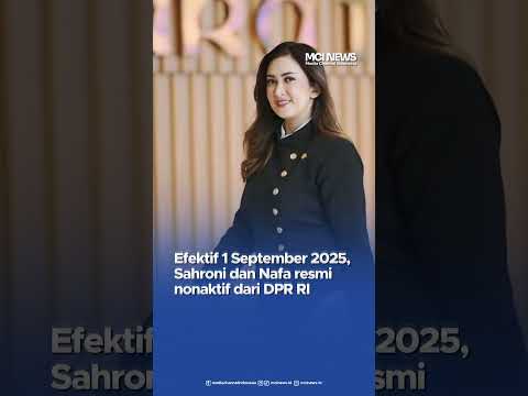 Video thumbnail Surya Paloh Nonaktifkan Sahroni &amp; Nafa Urbach dari DPR, Efektif 1 September 2025
