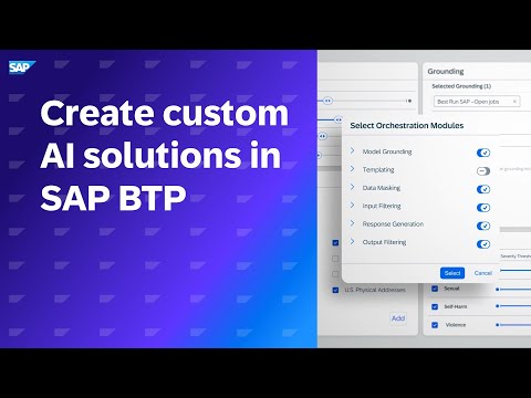 Create AI-Powered Solutions Faster with AI in SAP Business Technology Platform