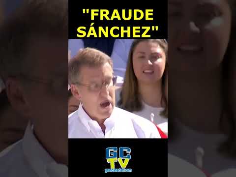 Fraude Sánchez por la Amnistía Feijóo #shorts