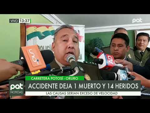 Accidente carretera Potosi/Oruro deja víctimas
