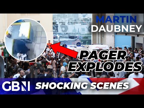 Watch: SHOCKING Moment dozens of Hezbollah members are injured by EXPLODING pagers in Lebanon