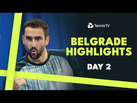 Cilic Battles Muller; Lajovic & Kecmanovic Also In Action | Belgrade 2024 Day 2 Highlights